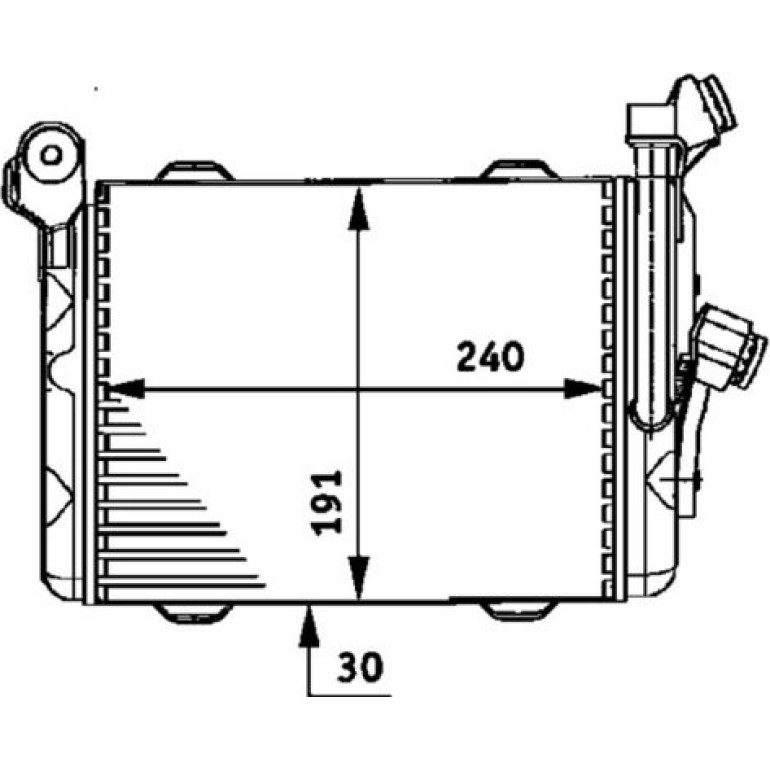 Ölkühler, Motoröl CLC 33 000P