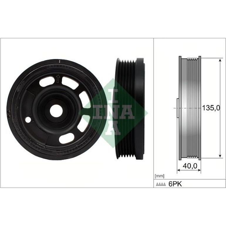 Riemenscheibe, Kurbelwelle 544 0172 10 Riemenscheibe, Kurbelwelle 544 0172 10