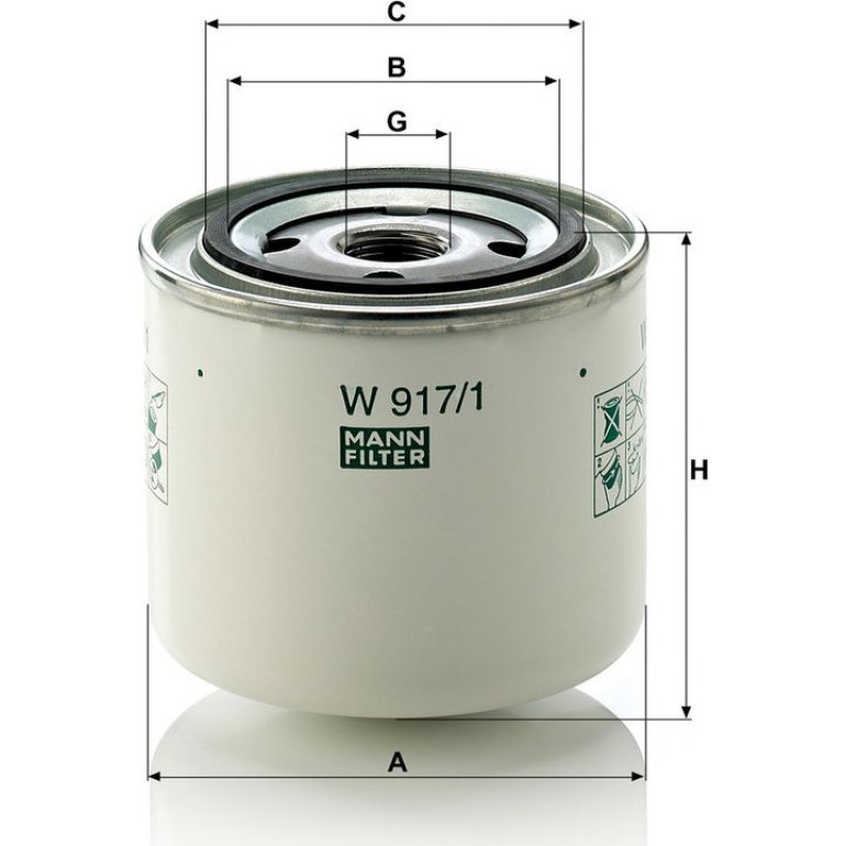 Ölfilter W 917/1 Ölfilter W 917/1