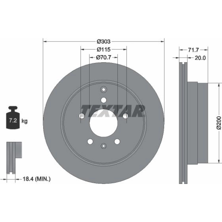 Bremsscheibe 92165503