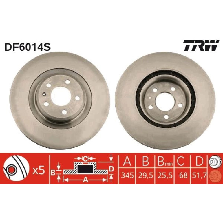 Bremsscheibe DF6014S