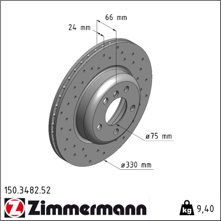 Bremsscheibe 150.3482.52