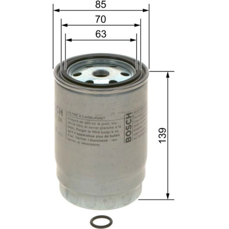 Kraftstofffilter F 026 402 255 Kraftstofffilter F 026 402 255