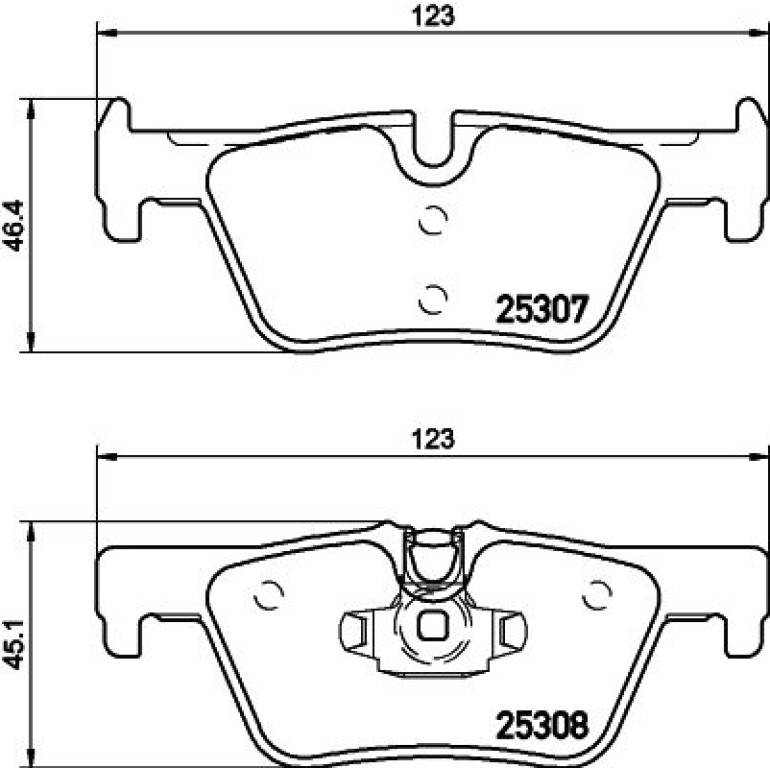 Bremsbelagsatz, Scheibenbremse 8DB 355 019-971
