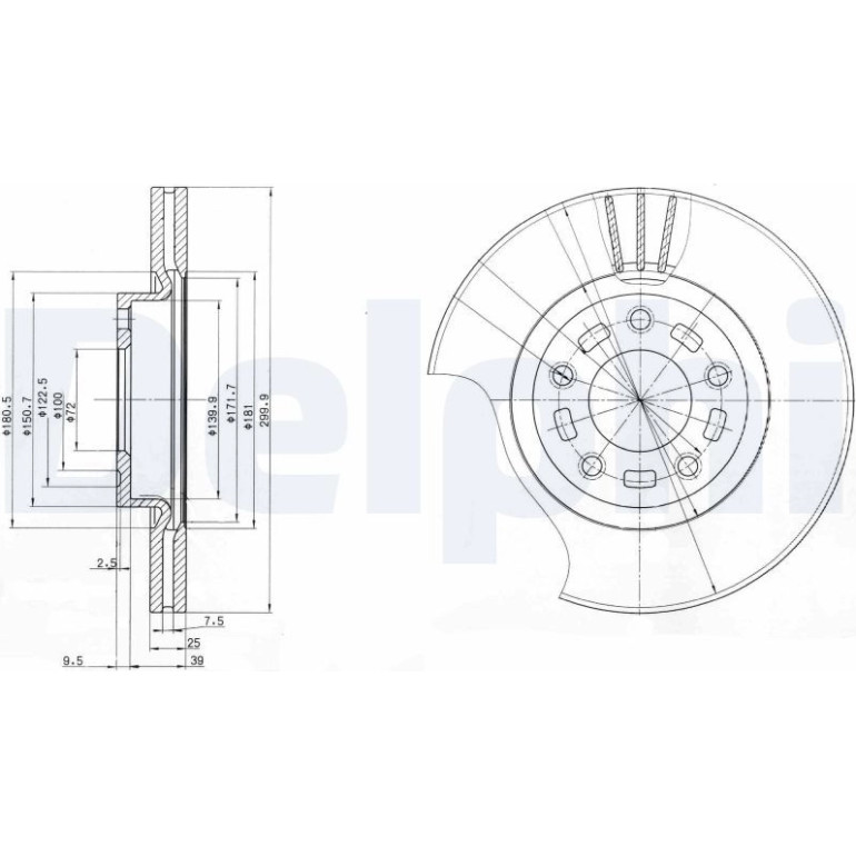 Bremsscheibe BG3928 Bremsscheibe BG3928