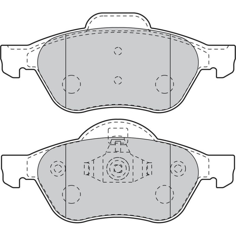 Bremsbelagsatz, Scheibenbremse 601012