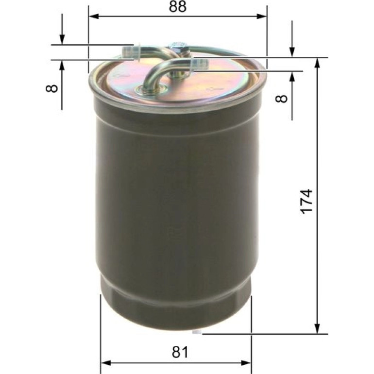 Kraftstofffilter 0 450 906 172 Kraftstofffilter 0 450 906 172