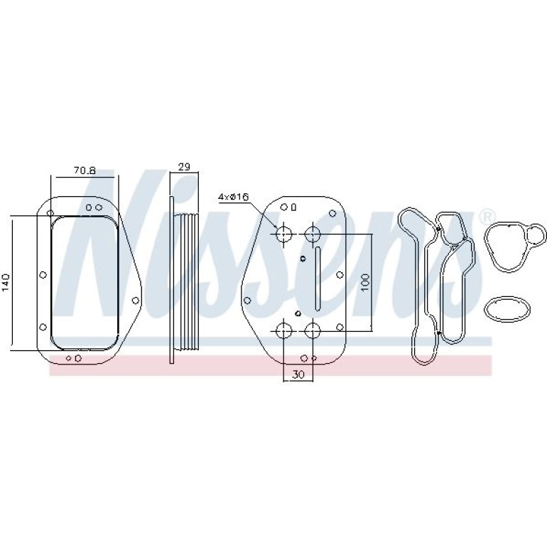 Ölkühler, Motoröl 90741