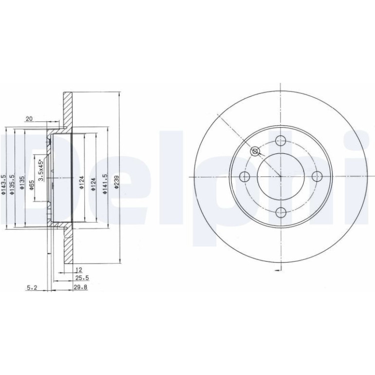 Bremsscheibe BG2116