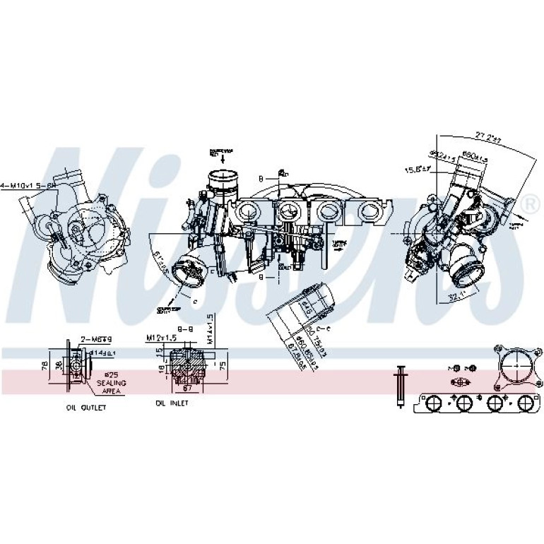 Nissens Turbolader 93194