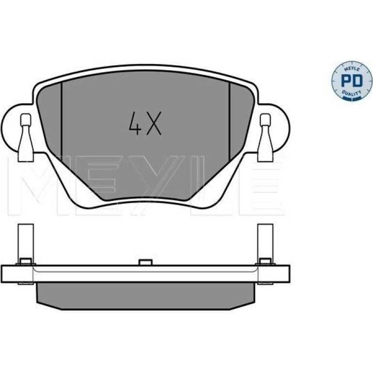 Bremsbelagsatz, Scheibenbremse 025 235 5717/PD Bremsbelagsatz, Scheibenbremse 025 235 5717/PD
