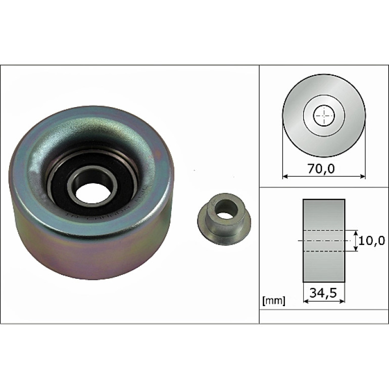 Umlenk-/Führungsrolle, Keilrippenriemen 532 0590 10