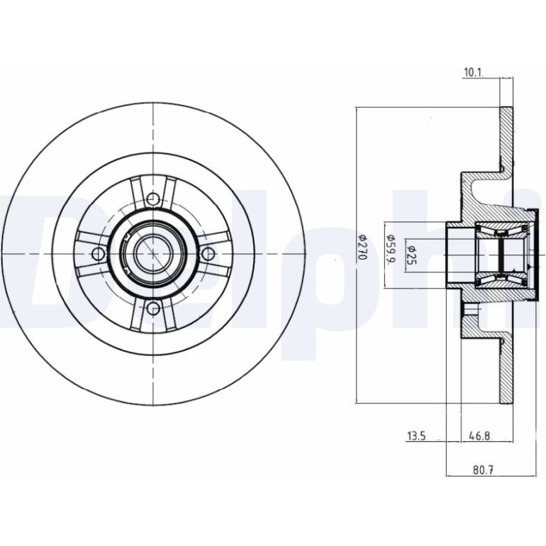 Bremsscheibe BG9032RSC