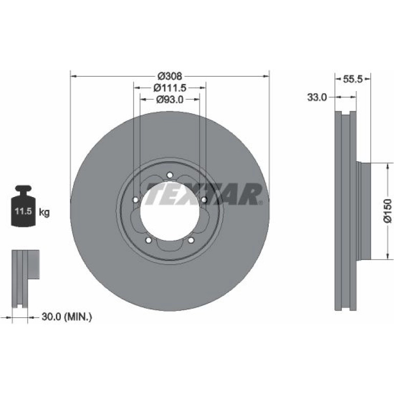 Bremsscheibe 92273003 Bremsscheibe 92273003