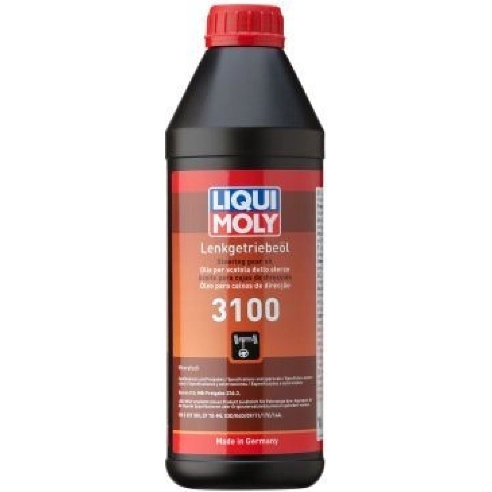 LIQUI MOLY, Servolenkungsöl, Lenkgetriebe-Öl 3100, 1L, Lenkgetriebeöl  3100