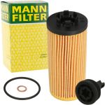 MANN-FILTER HU 6012 z KIT Ölfilter mit Dichtung, Filtereinsatz