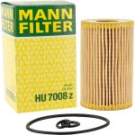 MANN-FILTER HU 7008 z Ölfilter mit Dichtung, Filtereinsatz