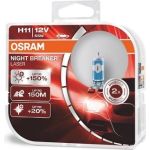 Osram | Glühlampe, Fernscheinwerfer | NIGHT BREAKER® LASER H11 Duo Box | 64211NL-HCB
