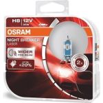 Osram | Glühlampe, Fernscheinwerfer | NIGHT BREAKER® LASER H8 Duo Box | 64212NL-HCB