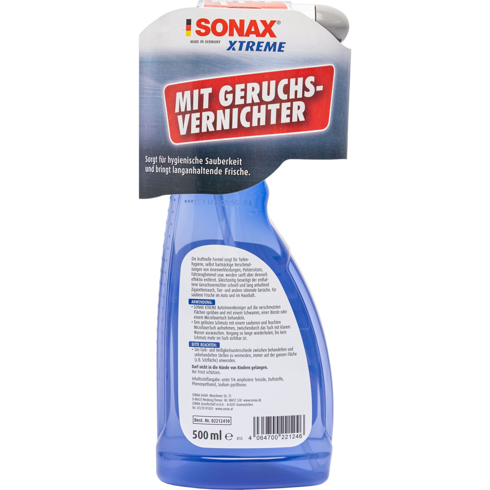 SONAX 02212410 XTREME AutoInnenReiniger 500 ml