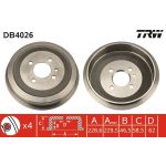 TRW | Bremstrommel | DB4026