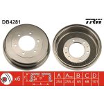 TRW | Bremstrommel | DB4281