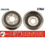 TRW | Bremstrommel | DB4299