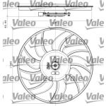 Valeo | Lüfter, Motorkühlung | 696350