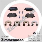 Zimmermann | Bremsbelagsatz, Scheibenbremse | 21421.165.2