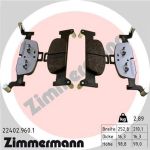 ZIMMERMANN 22402.960.1 Bremsbeläge ohne Verschleißwarnanzeiger