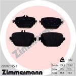 Zimmermann | Bremsbelagsatz, Scheibenbremse | 22602.175.1