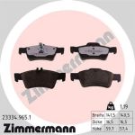 Zimmermann | Bremsbelagsatz, Scheibenbremse | 23334.965.1