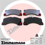 Zimmermann | Bremsbelagsatz, Scheibenbremse | 24553.160.9