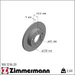 Zimmermann | Bremsscheibe | 100.1236.20