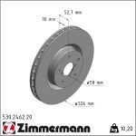 Zimmermann | Bremsscheibe | 530.2462.20