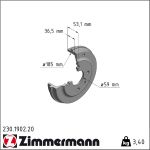 Zimmermann | Bremstrommel | 230.1902.20