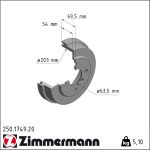 Zimmermann | Bremstrommel | 250.1749.20