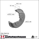 Zimmermann | Bremstrommel | 250.1769.20