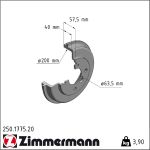 Zimmermann | Bremstrommel | 250.1775.20