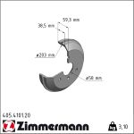 Zimmermann | Bremstrommel | 405.4101.20