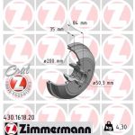 Zimmermann | Bremstrommel | 430.1618.20