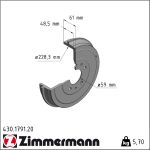 Zimmermann | Bremstrommel | 430.1791.20