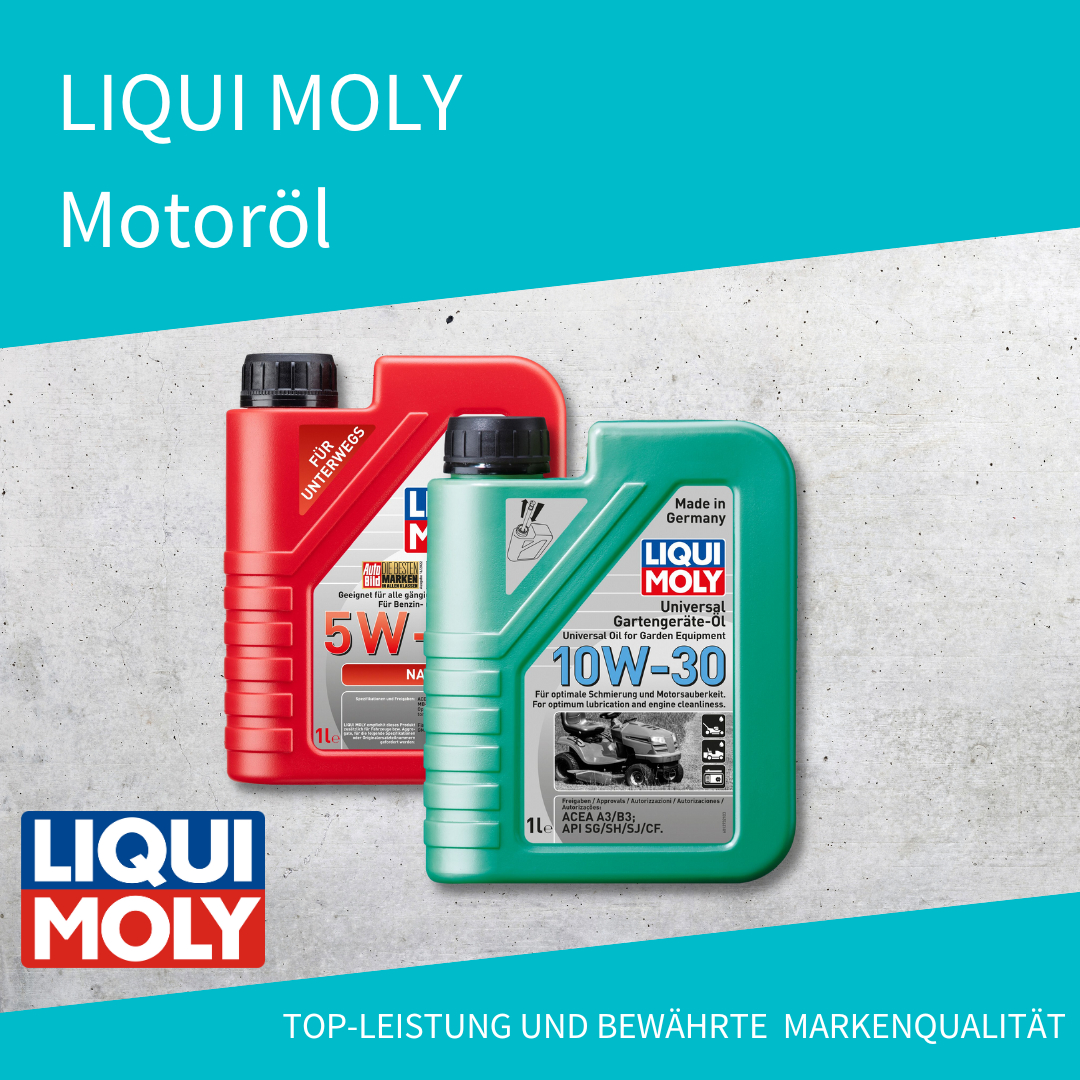 Verschiedene Motoröle von LIQUI MOLY für dein Fahrzeug