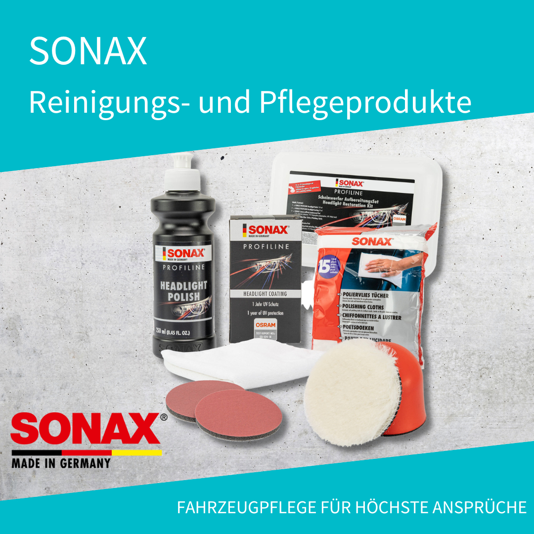 Reinigungs- und Pflegeprodukte von SONAX für dein Fahrzeug
