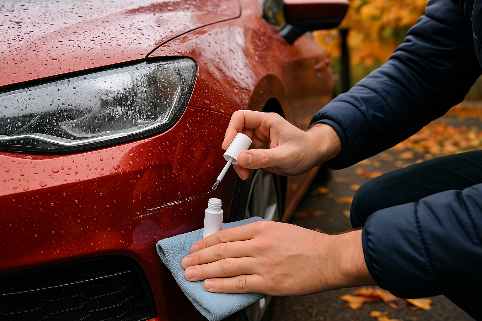 Lackschäden durch Herbst-Unwetter? So besserst du Kratzer & Co. richtig aus Lackschäden durch Herbst-Unwetter? So besserst du Kratzer & Co. richtig aus